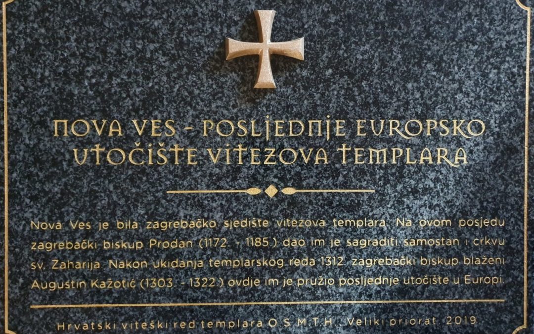 Spomen-ploča templarima na Novoj Vesi